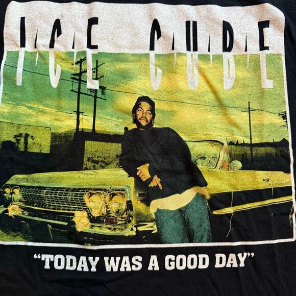 Ice Cube RnB Hip Hop Music Graphic Band Tee T Shirt Black Music Large - Picture 4 of 4